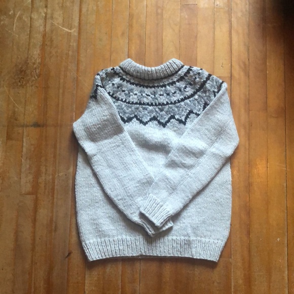 Hand knit Fair Isle Sweater - Picture 3 of 3